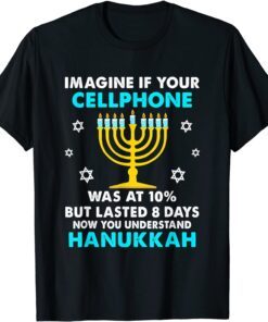 Hanukkah Gifts Cellphone Chanukkah Tee Shirt