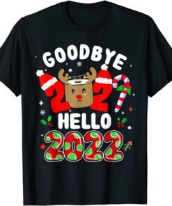 Happy New Year 2022 New Years Eve Goodbye 2021 Family Tee Shirt