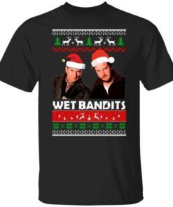 Harry and Marv Wet Bandits Christmas Tee Shirt