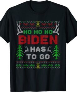 Christmas Gnome Anti Biden No One Home Gnome Tee Shirt