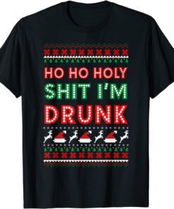 Ho Ho Ho Holy Shit Santa Drunk T-Shirt