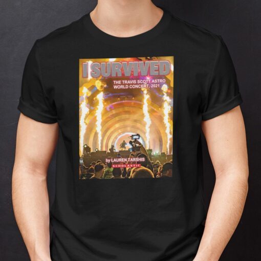 I Survived Astroworld Book Meme Tee Shirt