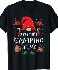 I'm The Camping Gnome Family Matching Group Christmas Party Tee Shirt