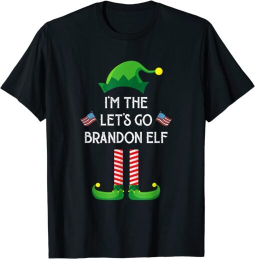 I'm The Lets Go Brandon Elf Christmas Tee Shirt