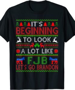 It’s Beginning To Look A Lot Like Let’s Go Braden Christmas Tee Shirt