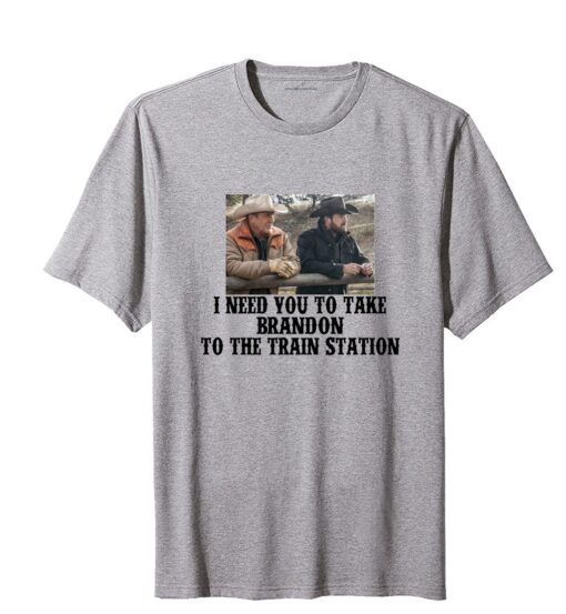 It's Time We Take A Ride To The Train Station Dutton Farm Tee Shirt