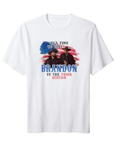 It's time to take Brandon to the train station Yellowstone Tee Shirt