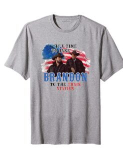 It's time to take Brandon to the train station Yellowstone Tee Shirt