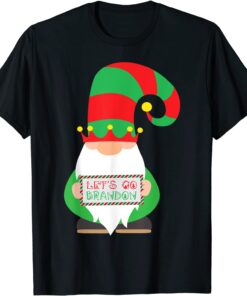 Let's Go Brandon Christmas Gnome Elf Tee Shirt