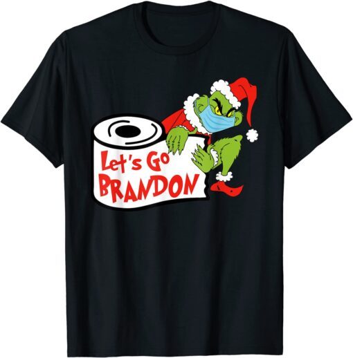 Lets Go Branson Brandon Christmas Party Pooper Pajamas T-Shirt