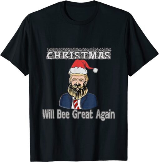 MAKE CHRISTMAS GREAT AGAIN Trump Santa 2024 Tee Shirt