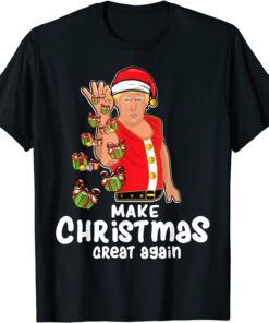 Make Christmas Great Again Trump Xmas Trump Tee Shirt