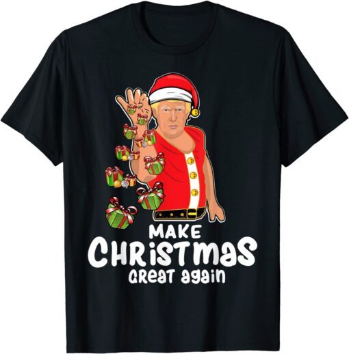 Make Christmas Great Again Trump Xmas Trump Tee Shirt