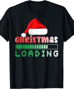 Matching Family Christmas Loading Elf Pregnancy Tee Shirt