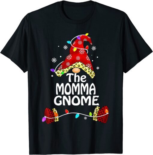 Matching Family Costumes The Momma Gnome Christmas Tee Shirt