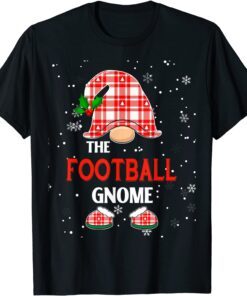 Matching Family Group Football Gnome Sports Xmas Pajama Tee Shirt