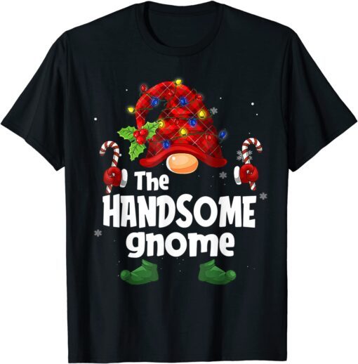 Matching Family The Handsome Gnome Christmas Group Classic Shirt