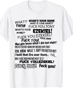 Meme Tony And Ezekiel Tee Shirt