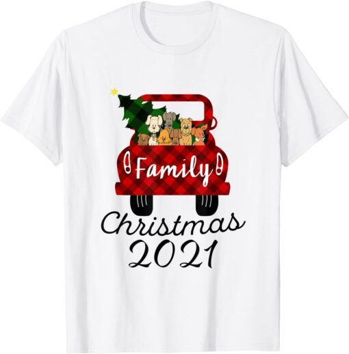 Merry Chrismas Dog and cat family Tee ShirtMerry Chrismas Dog and cat family Tee Shirt