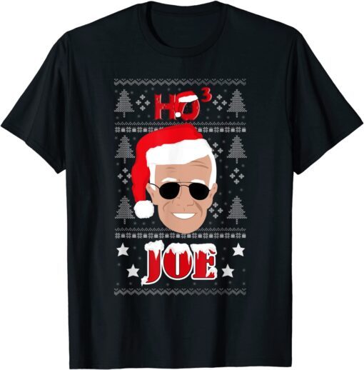 Merry Christmas HoHoHo Joe Xmas Anti Biden Tee Shirt