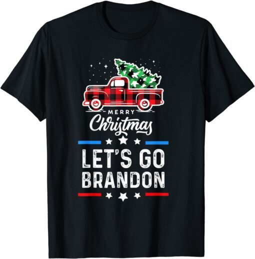 Merry Christmas & Let's Go Branson Brandon Tee Shirt