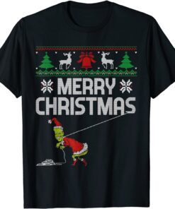 Merry Christmas Ugly Sweater Biden Santa Xmas 2021 T-Shirt