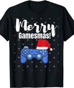 Merry Gamesmas Christmas Video Game Gamer Gaming Shirt