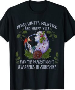 Merry Winter Solstice And Happy Yule Tee Shirt