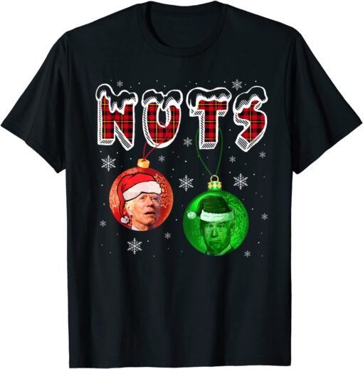 Nuts Christmas Joe Biden Matching Couple Chestnuts Tee Shirt