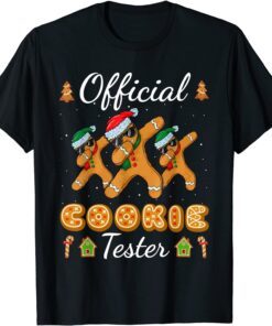 Official Cookie Tester Baking Christmas Gingerbread Team Pjs Tee Shirt