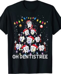 Oh Dentistree Xmas Christmas Dentist Dental Assistant T-Shirt