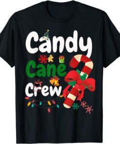 Old Fashioned Candy Cane Crew Christmas Cookies Tee Shirt