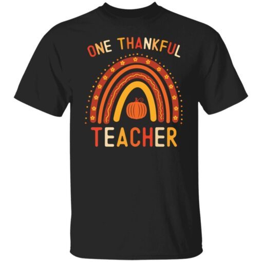 One thankful teacher Tee shirt