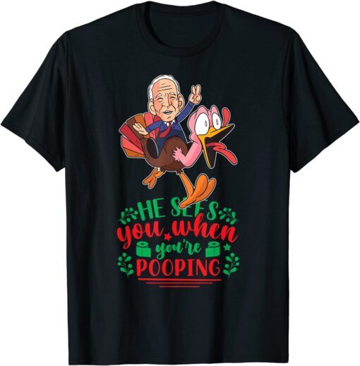 Poopy Pants Biden Poopgate Fartgate Conservative Tee Shirt