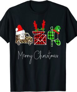 Postal Worker Merry Christmas Xmas For Family T-ShirtPostal Worker Merry Christmas Xmas For Family T-Shirt