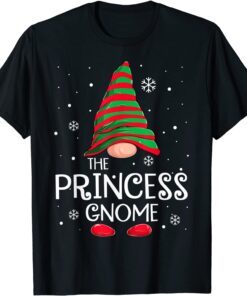 Princess Gnome Matching Family Christmas Pajama Xmas Gnomes Tee Shirt