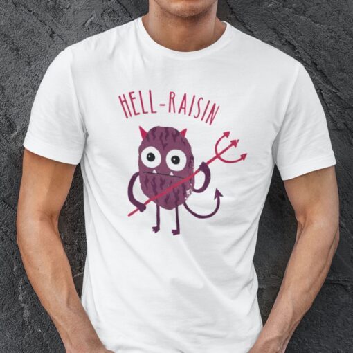 Raisin Hell Shirt Raisin Hell Devil Satan Tee Shirt