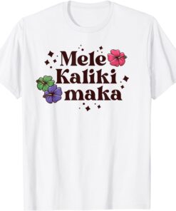 Retro Mele Kalikimaka Christmas in Hawaii Hawaiian Holiday Tee Shirt