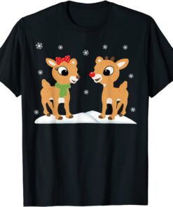 Rudolph and Clarice Christmas Reindeer Tee Shirt