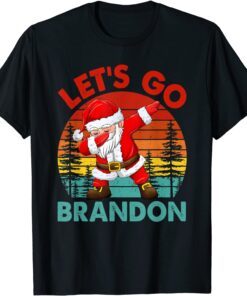 Santa Dabbing Xmas Let’s Go Braden Brandon Christmas Vintage Tee Shirt