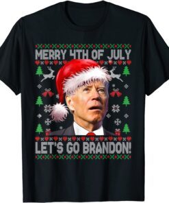 Santa Joe Biden Merry 4th of July Let’s Go Branson Brandon Tee Shirt