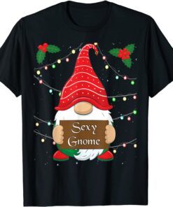 Sexy Gnome Matching Family Christmas Pajamas X-Mas Holiday Tee T-Shirt