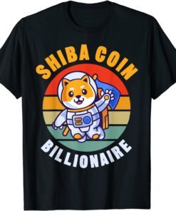 Shiba Coin The Billionaire Loading Token Coin Shiba Inu Logo T-Shirt