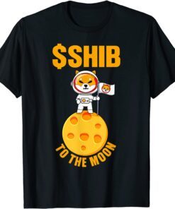 Shiba Inu Coin Tee To The Moon Shib Cryptocurrency Tee Shirt