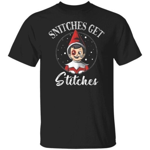 Snitches get stitches Tee shirt