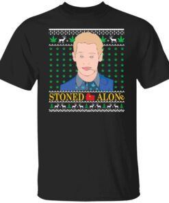 Stoned alone Christmas Tee Shirt