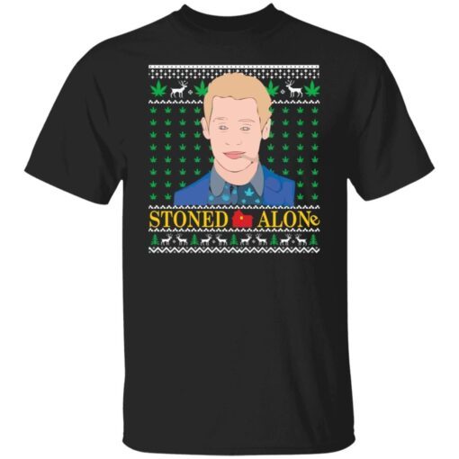 Stoned alone Christmas Tee Shirt