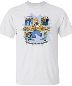 The Simpsons Homerpalooza Tee shirt