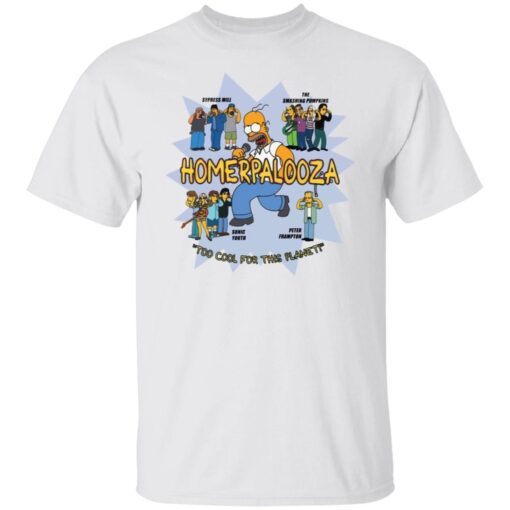 The Simpsons Homerpalooza Tee shirt