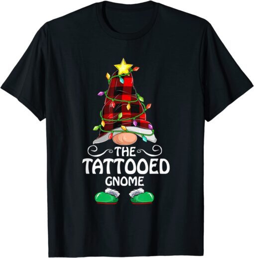 The Tattooed Gnome Matching Family Group Christmas Pajama Tee Shirt